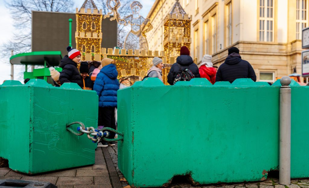 Betonpoller Weihnachten 2024