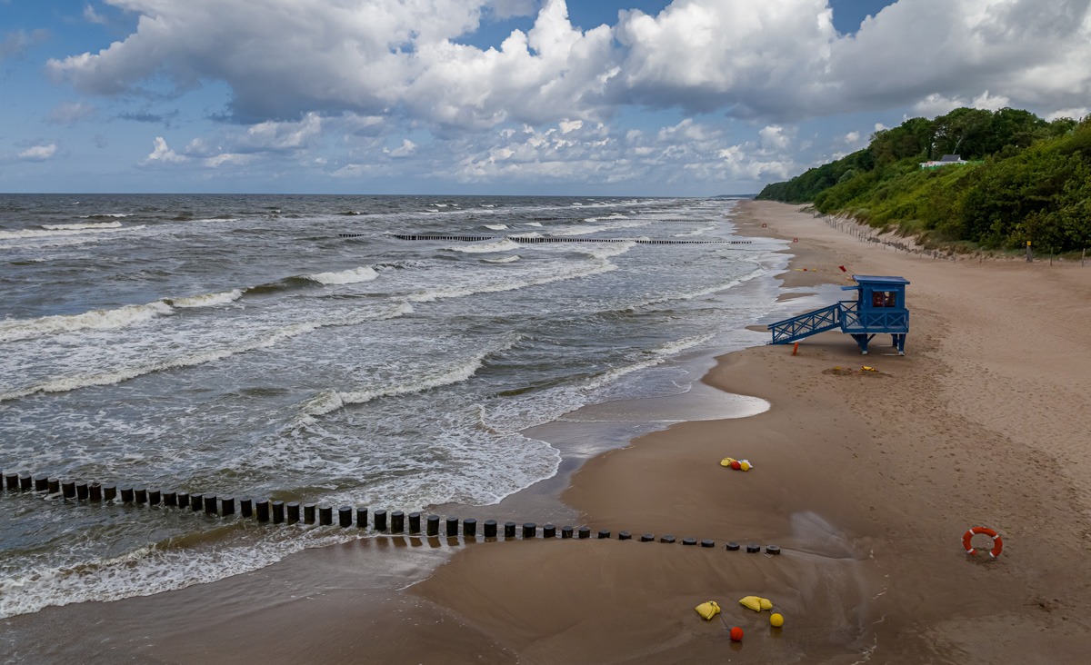 Regen an der Ostsee